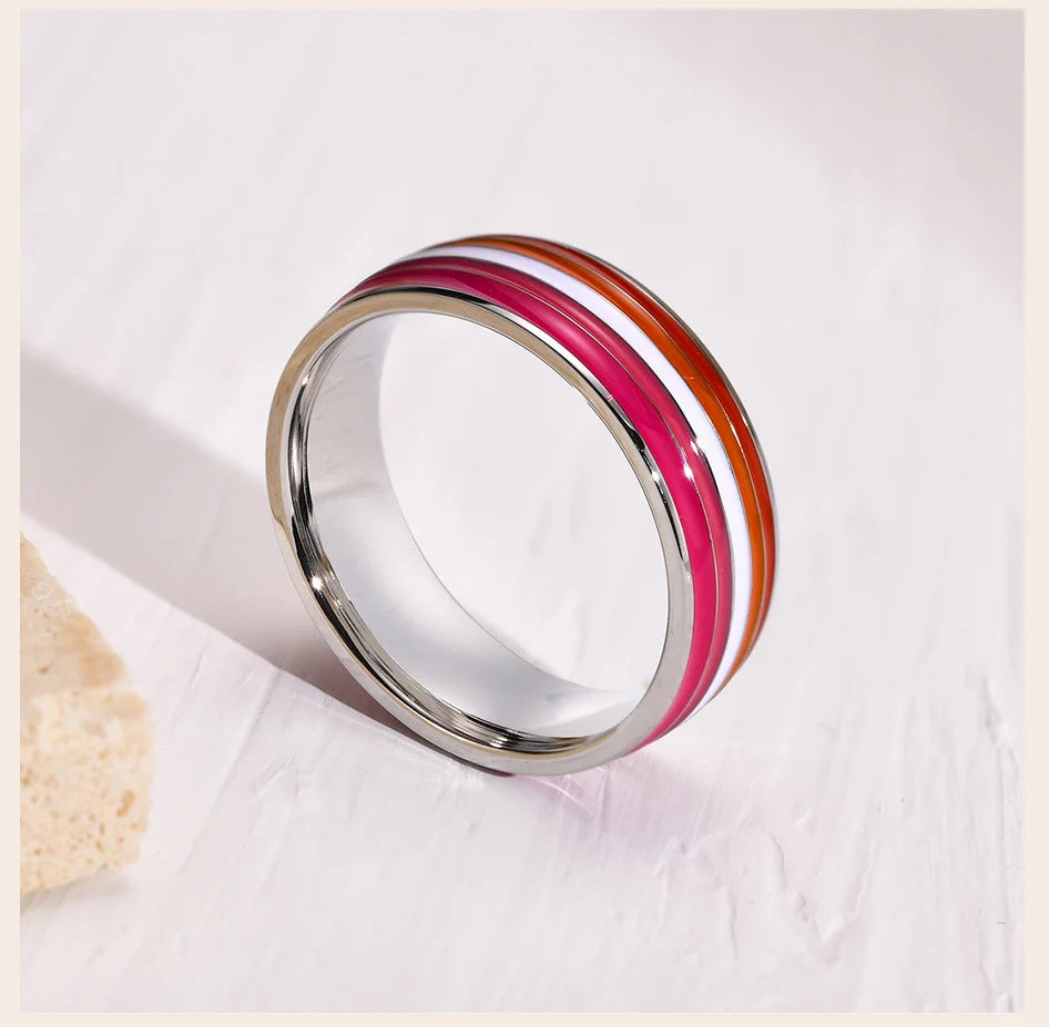 Pride Flag Rings