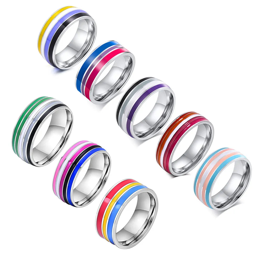 Pride Flag Rings